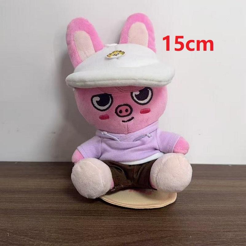 Seoul Skz Fm Live Skzoo Plush Toy 12Cm Doll Cloak Fashion Keychain Fan Commemorative Item Children'S Gift For Kids Adults Children's Birthday Gift