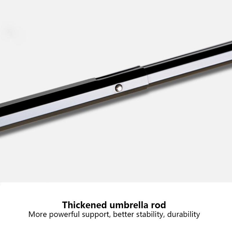 New Automatic Folding Umbrella Female Flat Bottom Lightweight Umbrella Sunshade Sunshade Sunscreen Windproof Umbrella