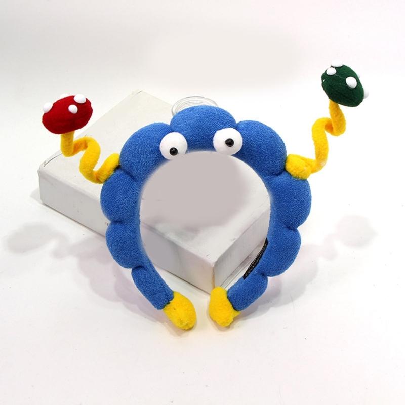Cartoon Headbands Plush Animal Hairhoop For Kids Teens And Adult Fun Fashion Face Washing Hairband Party Accessories