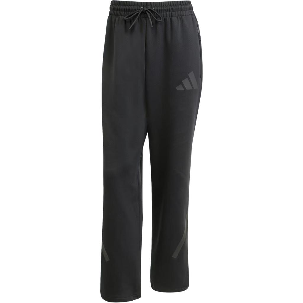 Adidas Sportswear Z.N.E. FW24 Open-Hem Joggers Comfortable Soft Loose Knit Pants Men Joggers Black JC5478