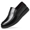 First layer cowhide layer cowhide business men's leather shoes autumn new casual men's shoes soft sole comfortable middle-aged and elderly dad