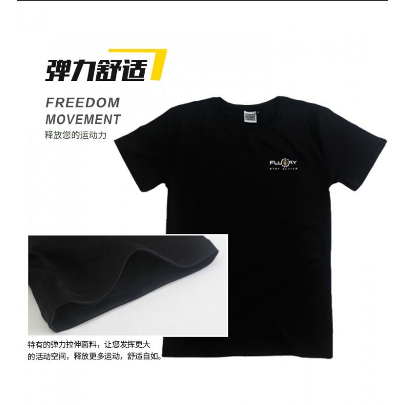 Breathable Quick Dry Cycling Jersey Short Sleeve Crew Neck Sports Training Tee Men Women