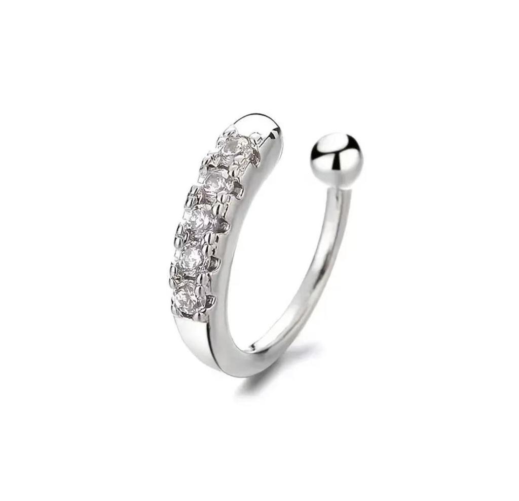 Unisex Korean Minimalist Ear Cuff: No-Pierce Nose & Ear Clip, Cool Street Style Jewelry