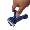 1PC Hand-Held Vise Hand Clamp Pipe Vise Plumbing Tool Workshop Vise Pipe Tool Steel Handle Spring Clamp Base Pliers