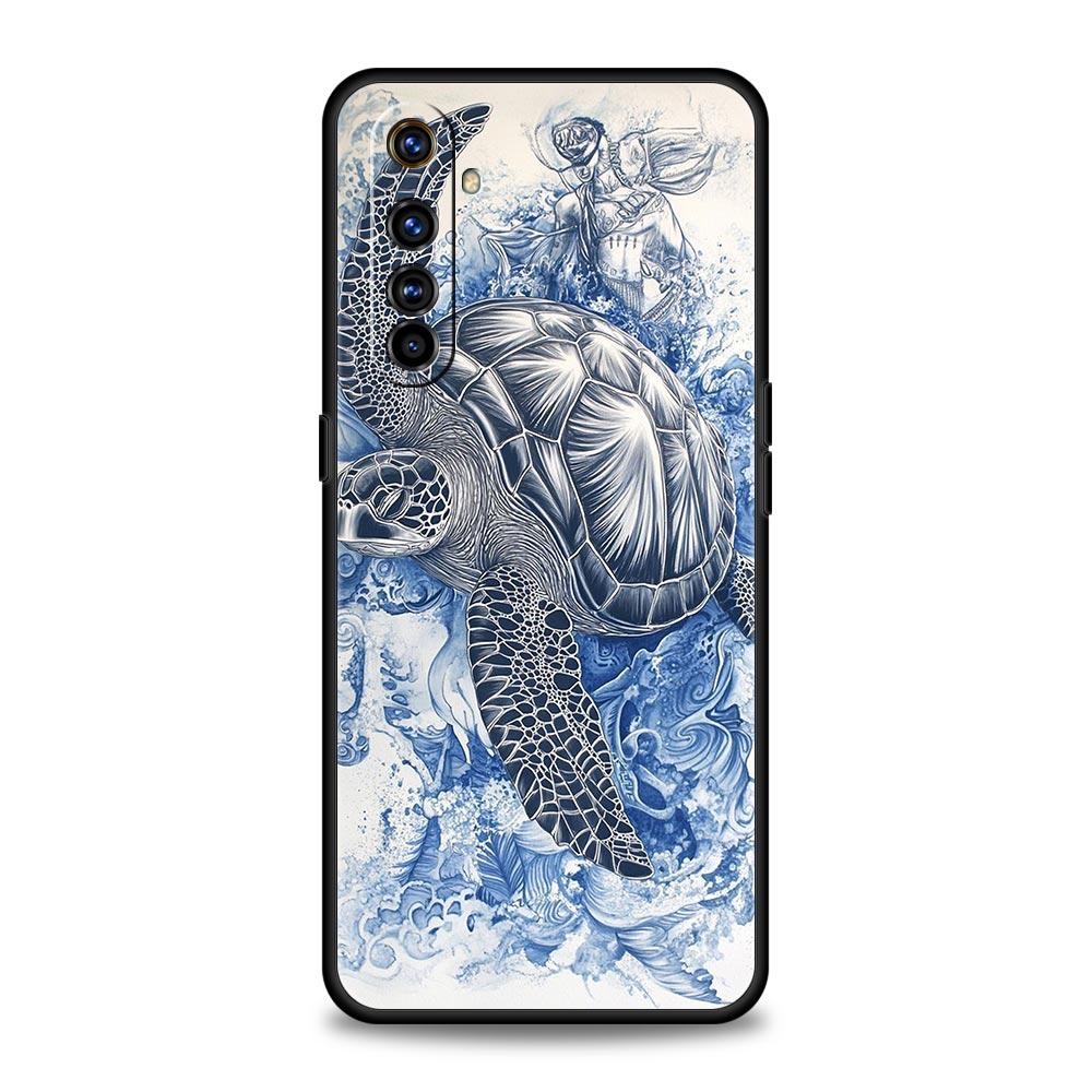 Ocean Coastal Seashell Seaweed Pattern Case For Realme C67 C63 C55 C53 C35 C25 C21 GT 3 5 6 10 11 12 13 Pro Soft TPU Phone Cover