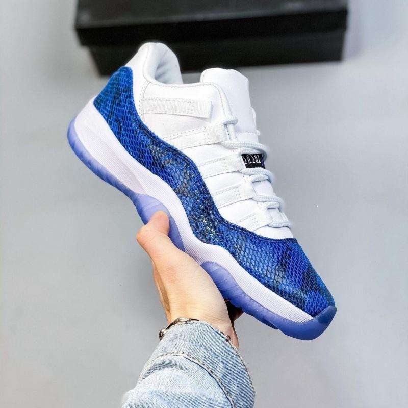 AJ11 Retro Concord Low-Top Basketball Shoes