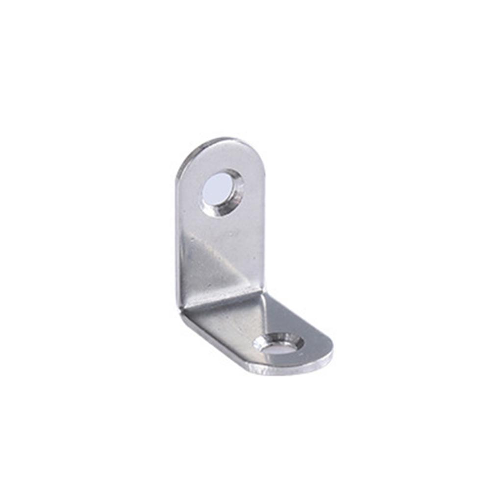 10pcs Stainless Steel Corner Brace L Shaped Brackets 90 Degree Angles Bracket Joint Fastener for Shelf Support Durable