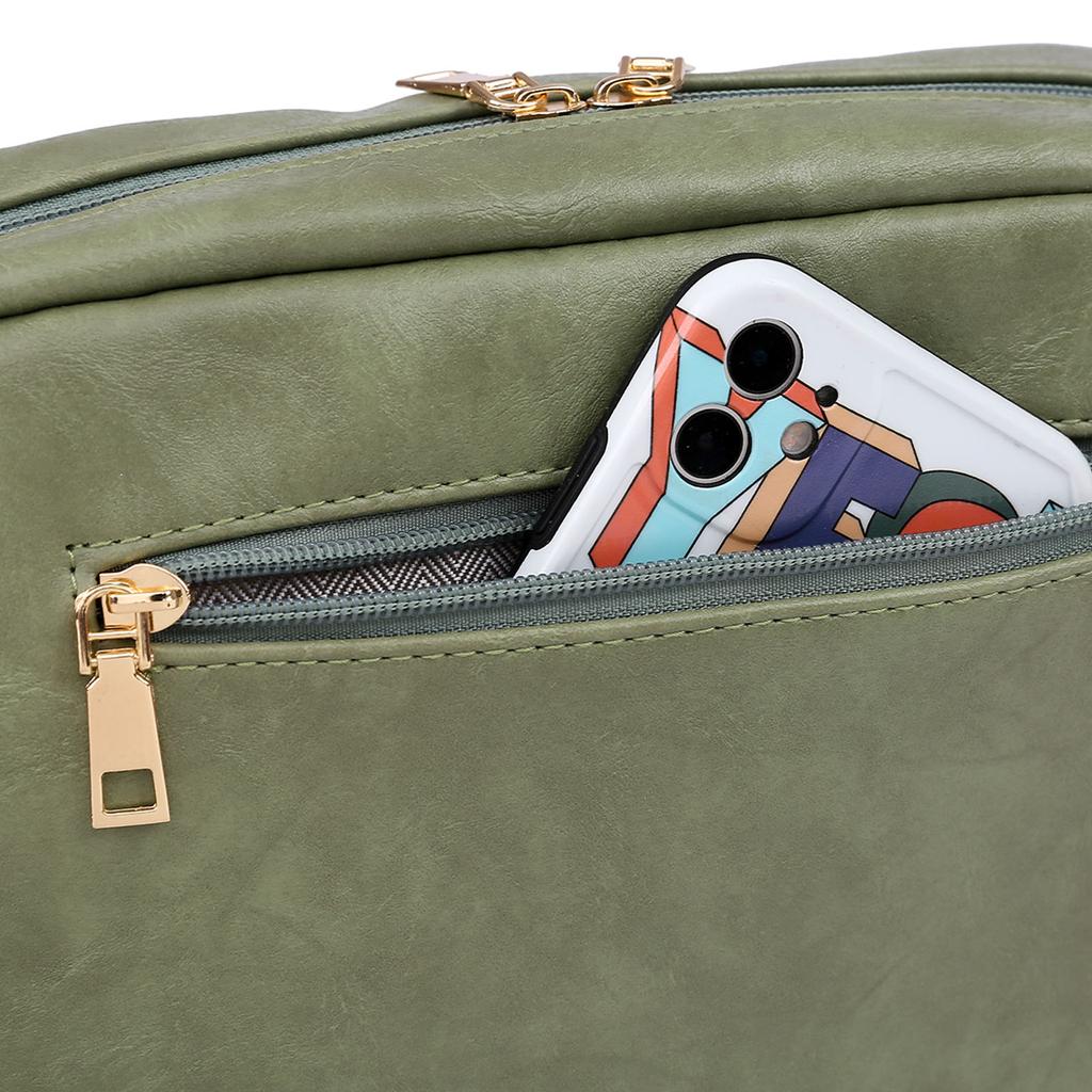 Women's Leopard Guitar Strap Crossbody Bags PU Leather Bag All-matching Shoulder Bags Retro Tassel Messenger Bag Purse