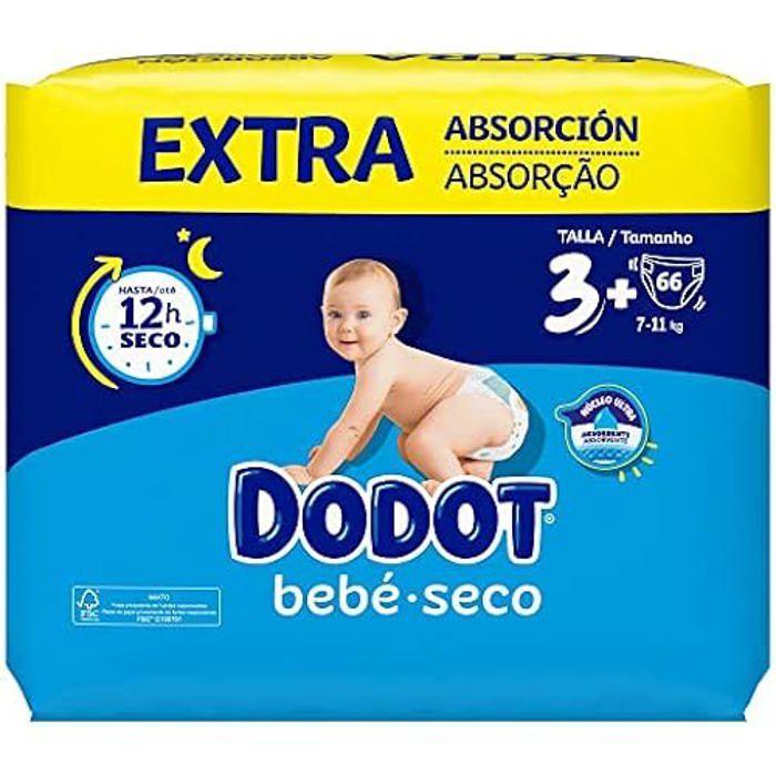 Dodot Bébé Sec Extra - Jumbo Pack Taille 3-66 Pcs.