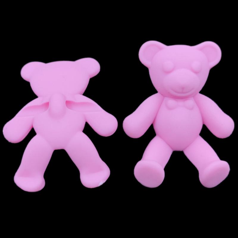 2 bucăți bijuterii colier brățară pandantiv culoare bomboane 33x30mm bricolaj pentru urs mat margele libere