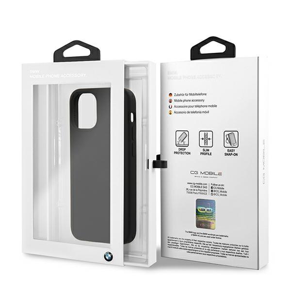 Etui BMW BMHCP12SSILBK iPhone 12 mini5,4 czarny/black hardcase Silicone Signature