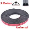 Universal 5M B Type Car Door Edge Trim Rubber Seal Strip Anti-Dust Weatherstrip-A87Q