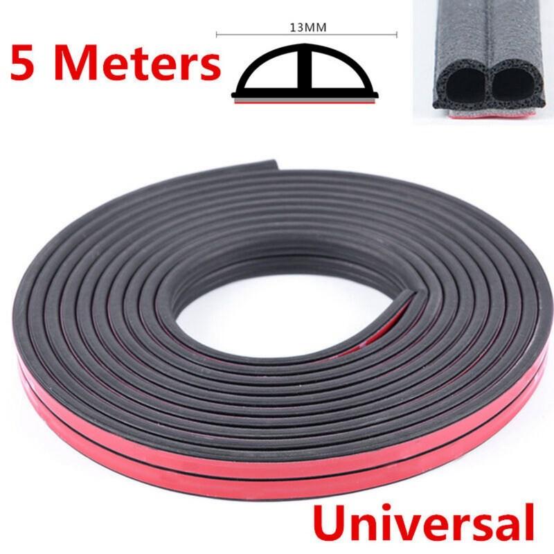 Universal 5M B Type Car Door Edge Trim Rubber Seal Strip Anti-Dust Weatherstrip-A87Q