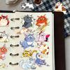 50 Fun Cat Original Cartoon Animal Waterproof Decorative Water Cup Computer Stickers