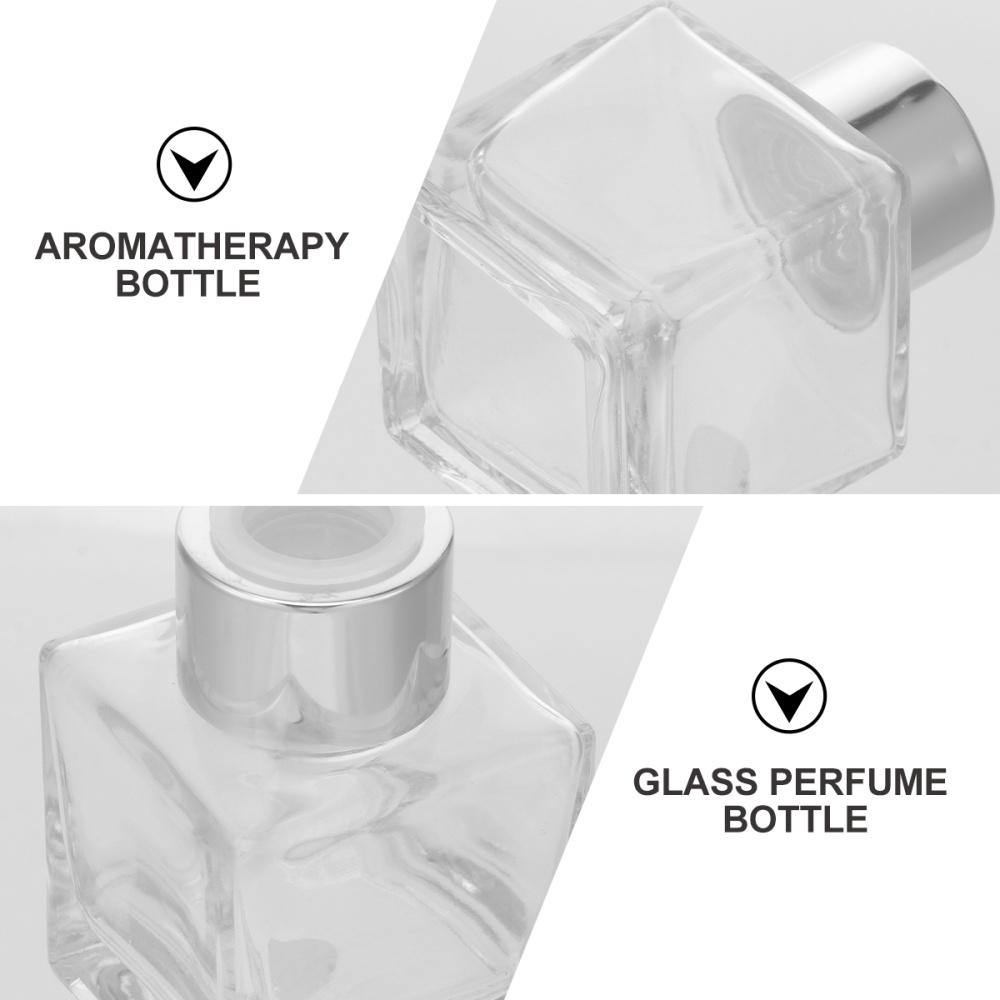 Diffuser Bottles Glass Glass Reed Fragrance Containers Reed Diffuser Bottles 4.8 * 7 Cm Fragrance Container For Home Decor Gifts