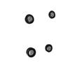 4-Piece Cymbal & Cowbell Mute Magnet Absorber Set - New