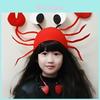 Funny Lobster Crab Hat For Kids And Adults Cute And Quirky Party Headwear For Festivals And Performances Handmade Fabric Material