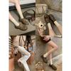 St. Martin Academy~ Stylish double buckle with round head and one pedal British style leather shoes