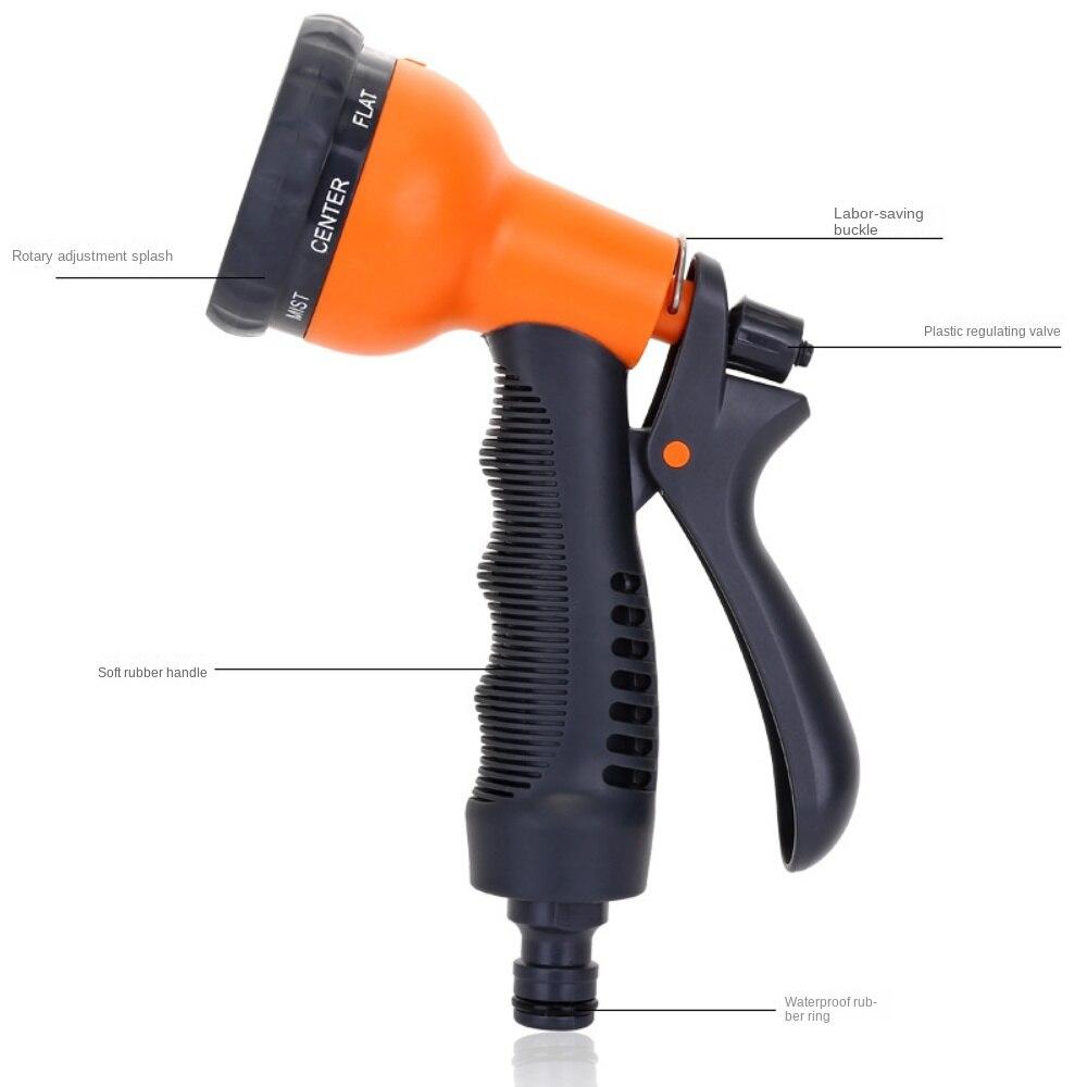 Autowasch-Wasserpistole, multifunktionale Sprinkler-Spritzpistole, Garten-Wasserpistole, 8-Funktions-Sprinkler, spezieller Sprinkler für Autowaschhof