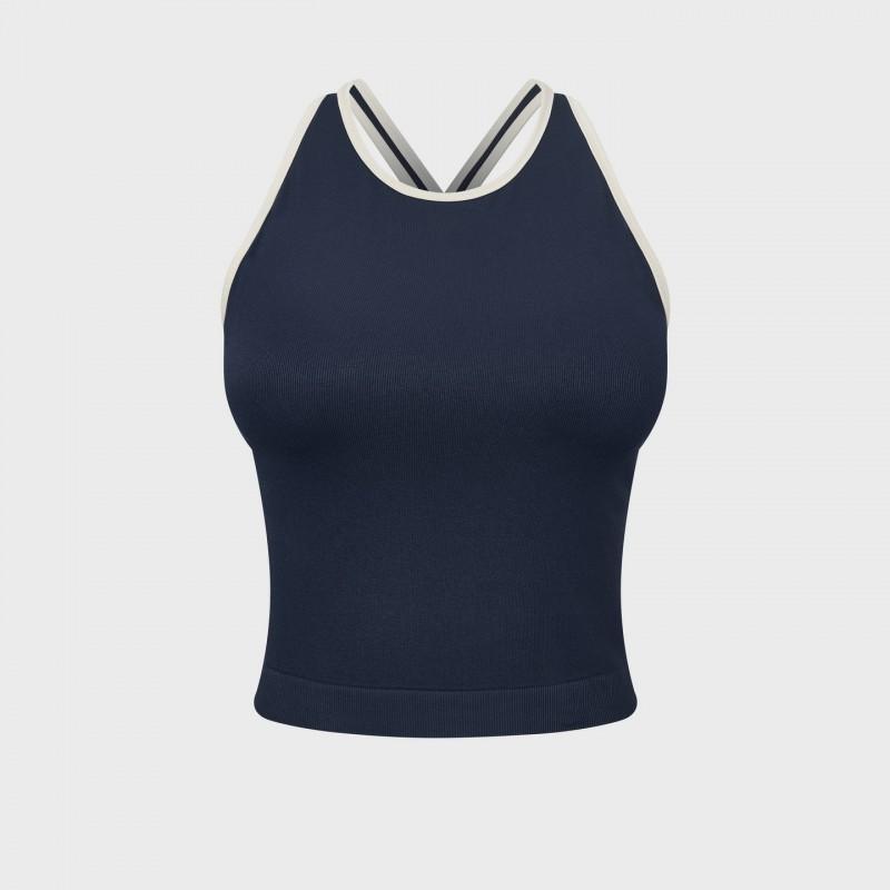 Womens Tennis Skort With Contrast Trim Waist-Cinching Pleated Design Quick-Dry Outdoor Sports