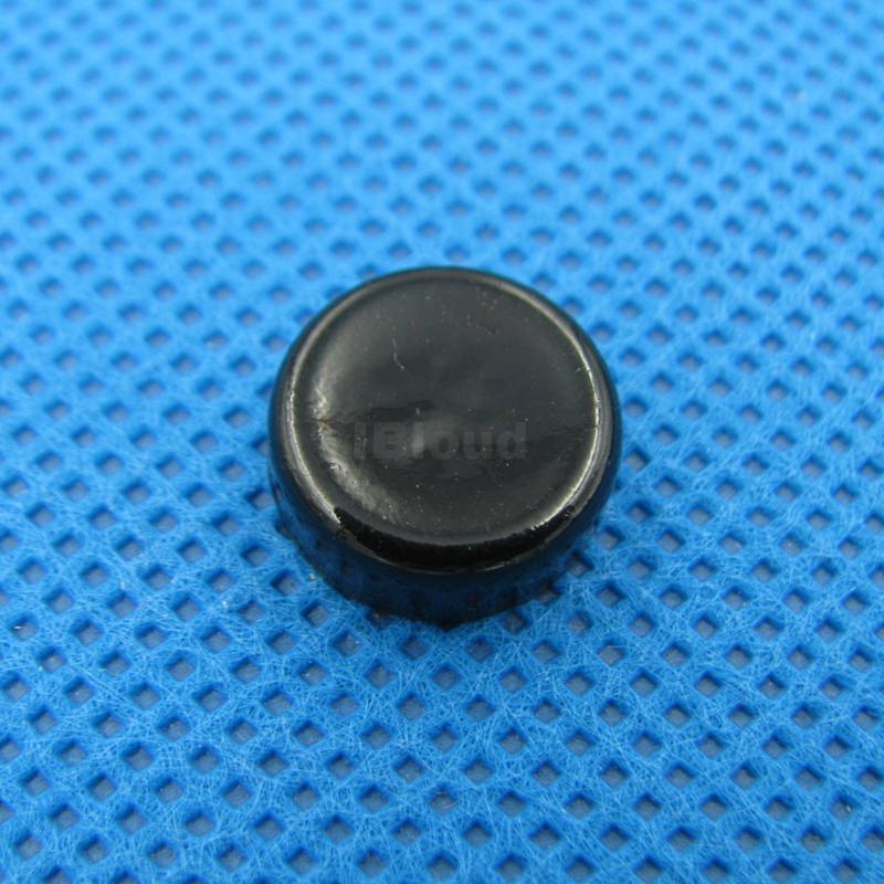Circular Glass Bubble Level  Round Spirit Level Diameter 14mm with Black Shell and Ticks 1pcs