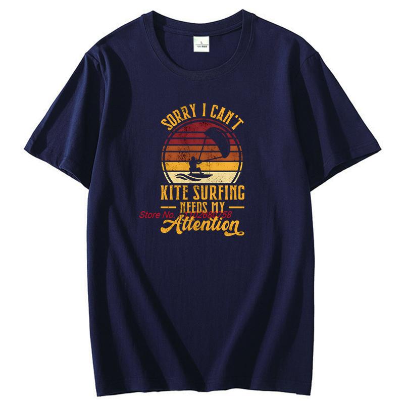 Sorry I Cant Funny Graphic T Shirts Kitesurfing New Shirts And Tshirts Cotton Short Sleeve Tshirts Unisex Print T Shirt