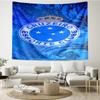 1PC Cru-zeiro Esporte Club Crest Printed Tapestry Room Decoration Wall Hanging for Living Room Bedroom, dormitory, Birthday and Christmas gifts