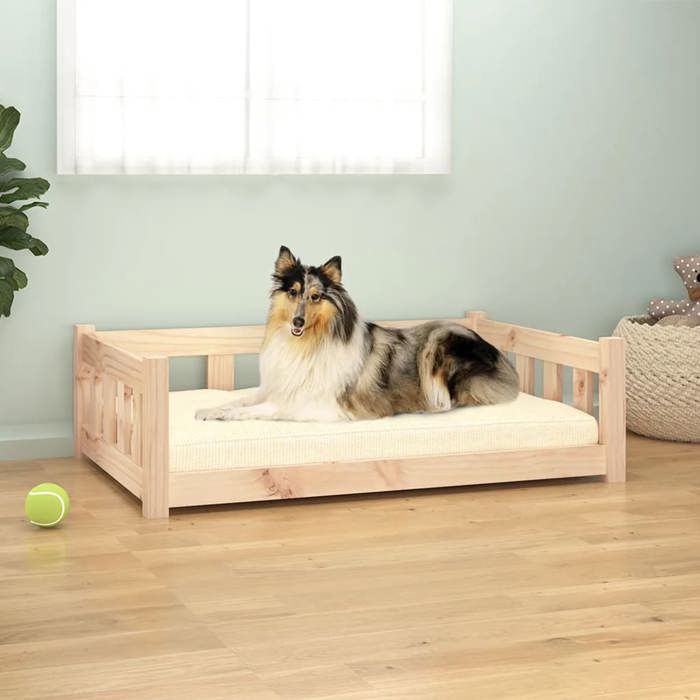 Maison Exclusive - Hondenbed 95,5x65,5x28 cm massief grenenhout