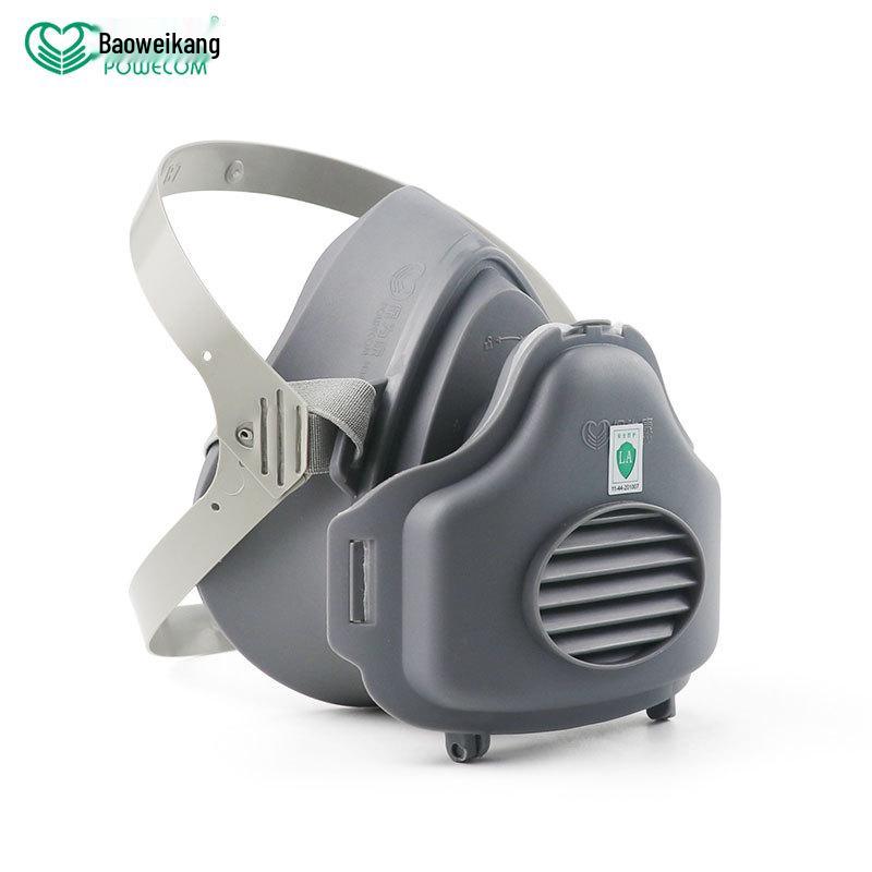 BaoWeiKang 3700 Hocheffiziente KN95 Staubmaske mit Filterwatte für Schleif- und Dekorationsarbeiten