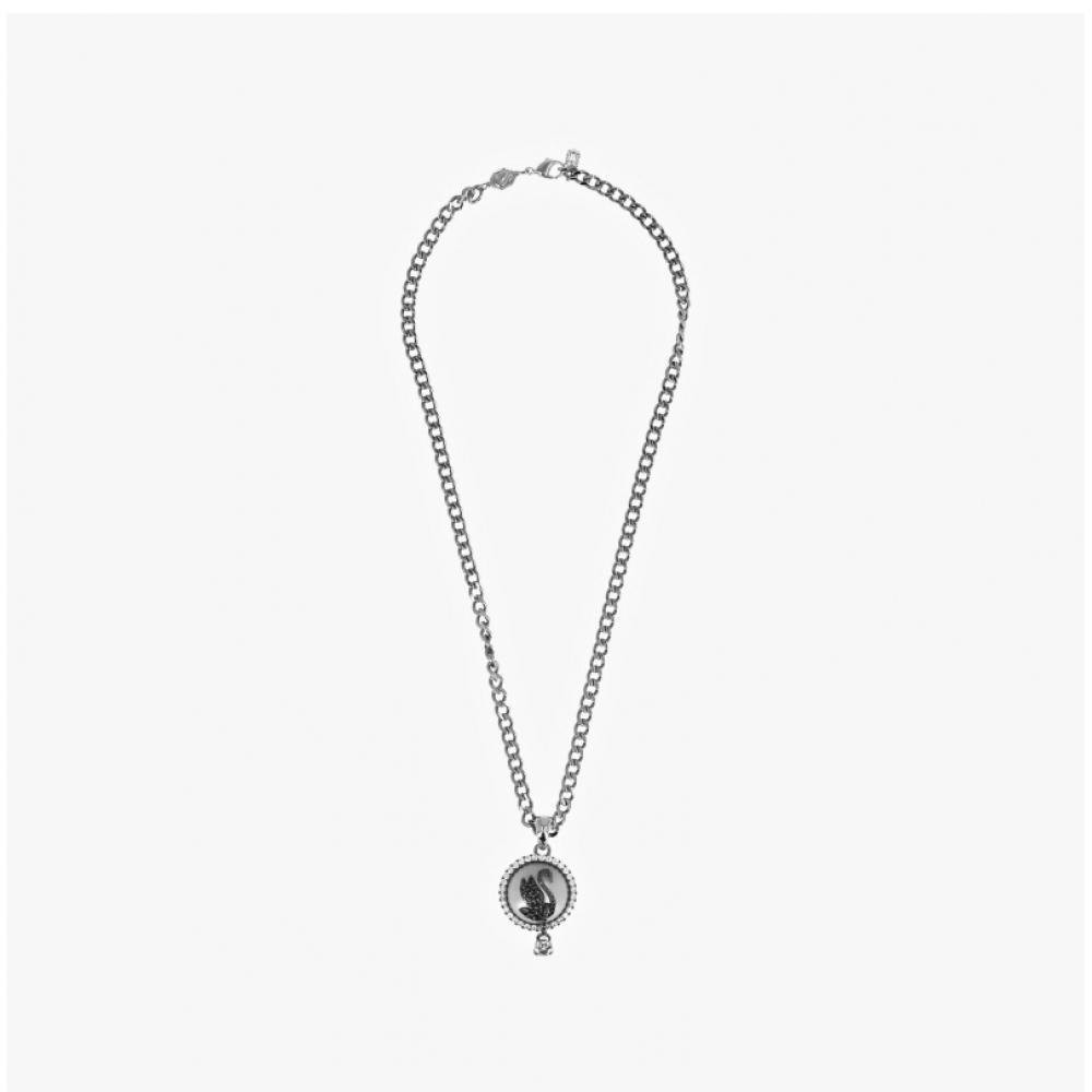 Swarovski 5680868 Swan Swan Grey Necklace