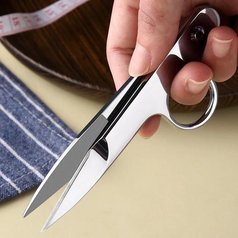 1PC Sewing Scissors for Fabric Profession Stainless Steel Thread Scissors Embroidery Scissors Yarn Shears Tools for Sewing Shears