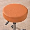 Waterproof Round PU Leather Chair Seat Cover for Dining Chairs, Hotels, and Home Use