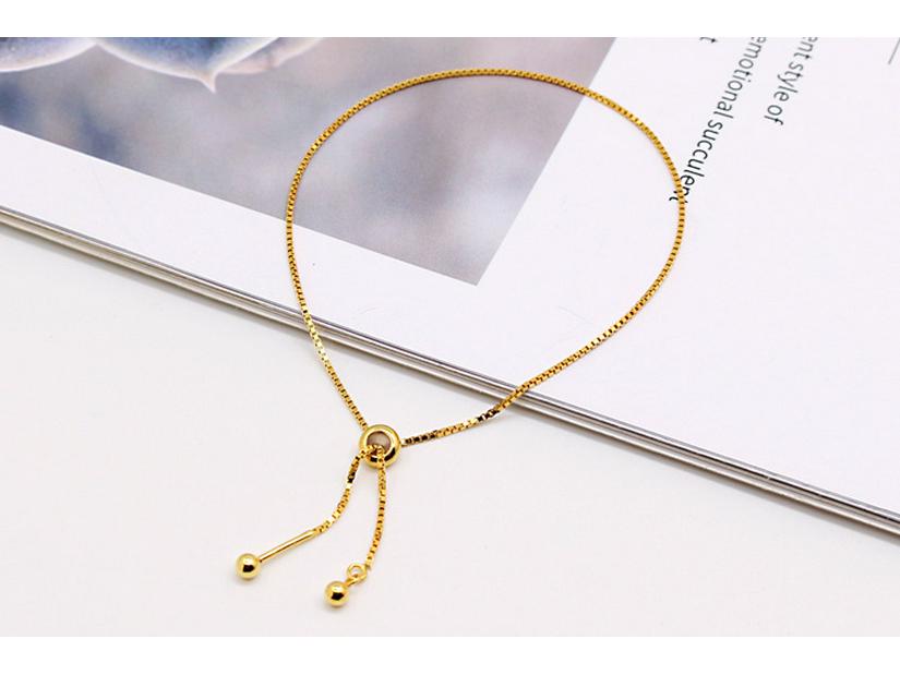 

S925 Sterling Silver Adjustable Beaded Screw Bracelet with Silicone Lockets. 925 Silver