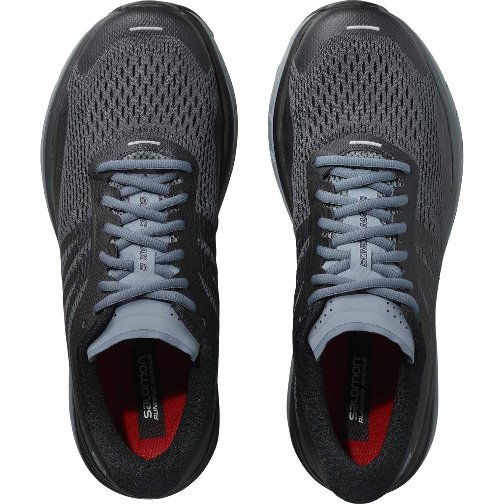 Salomon Sonic RA Max 2 Running US Black Men's Shoes, Size 11, Color