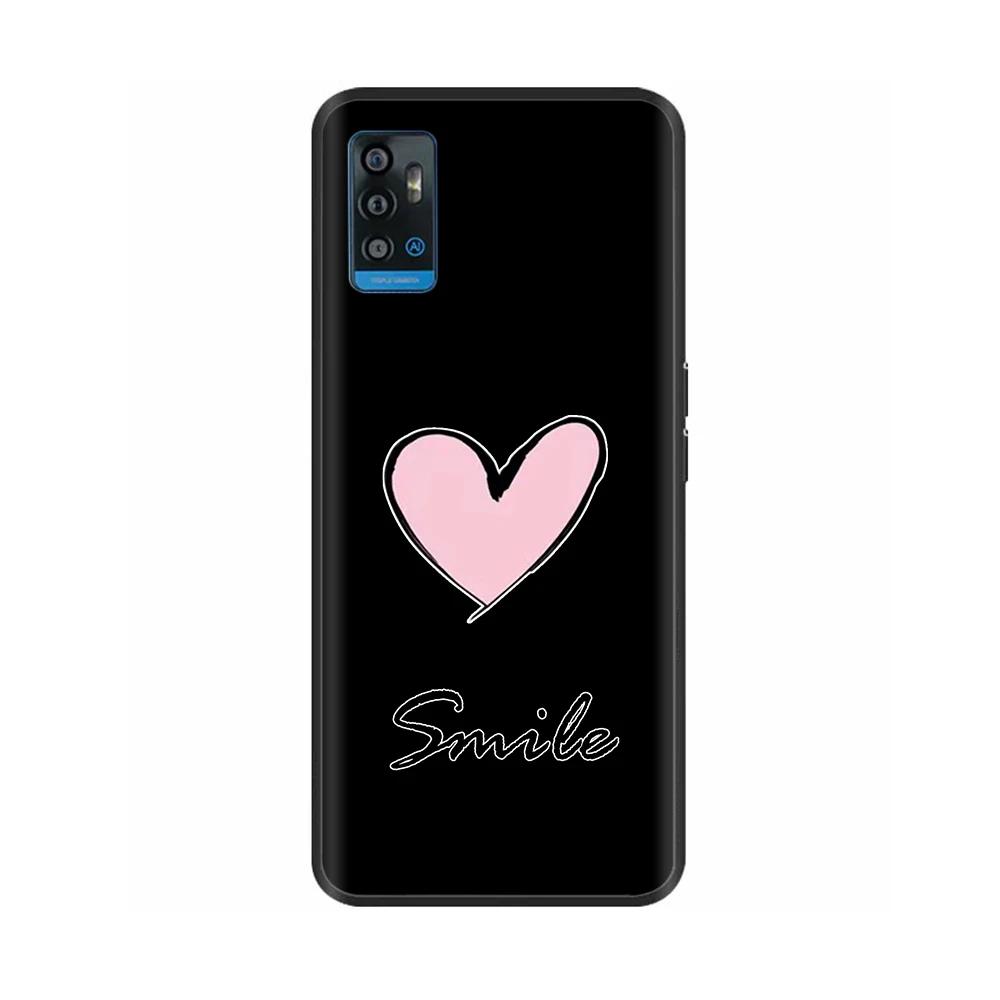 For ZTE Blade A51 Case BladeA71 Stylish Painted Silicone Soft Protector Back Cover For ZTE Blade A71 A7030 BladeA51 Phone Cases