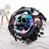 1pc Galactic Dragon Skull Roses Umbrella with Plastic Handle,Suitable for All Seasons Home Travel Outdoor UmbrellaDD1625