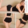 5Pcs/Set Women's Cotton Briefs Letter Belt Panties Seamless High Waist Breathable Underwear Female Stretch Comfortable Lingerie