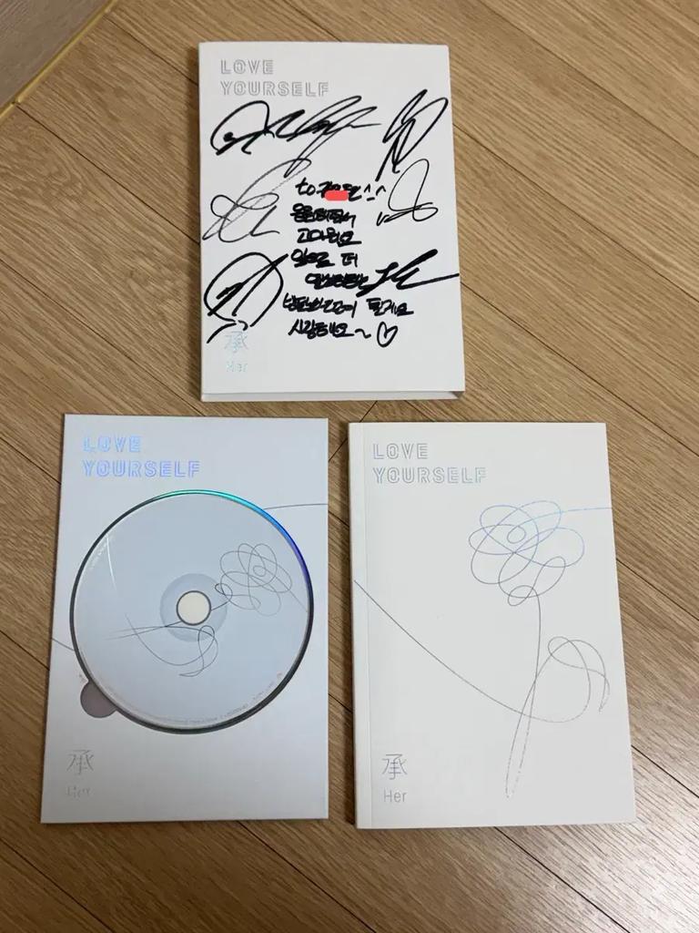 Bts (Bangtan Boys) Love Yourself Ihr signiertes Album