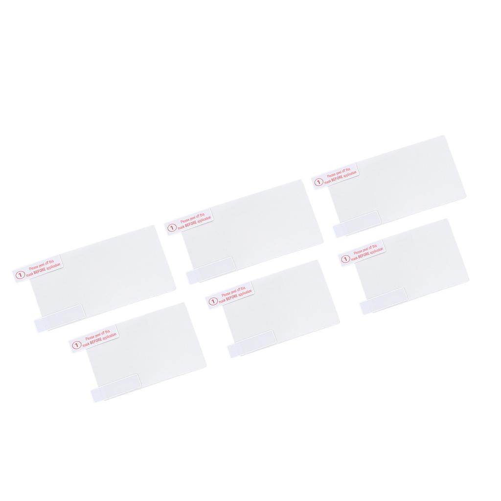 3 Set LCD Screen Protector for 3DS Tempered Glass Top Screen Protector and HD Clear PET Film Bottom Screen Protective