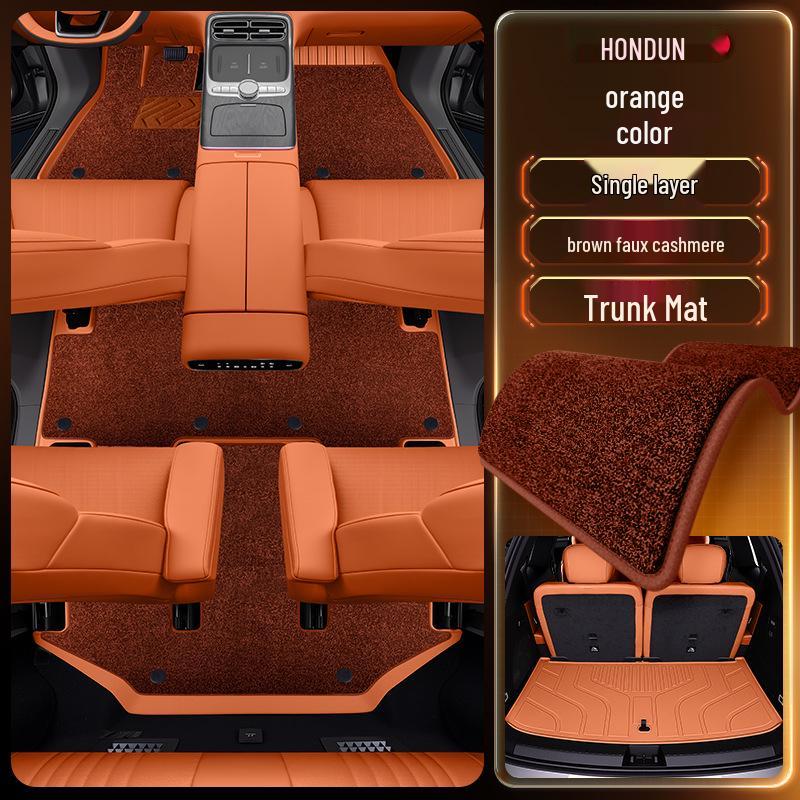 TPE Floor Mats for 2025 Geely Galaxy M9 - Complete Interior Set