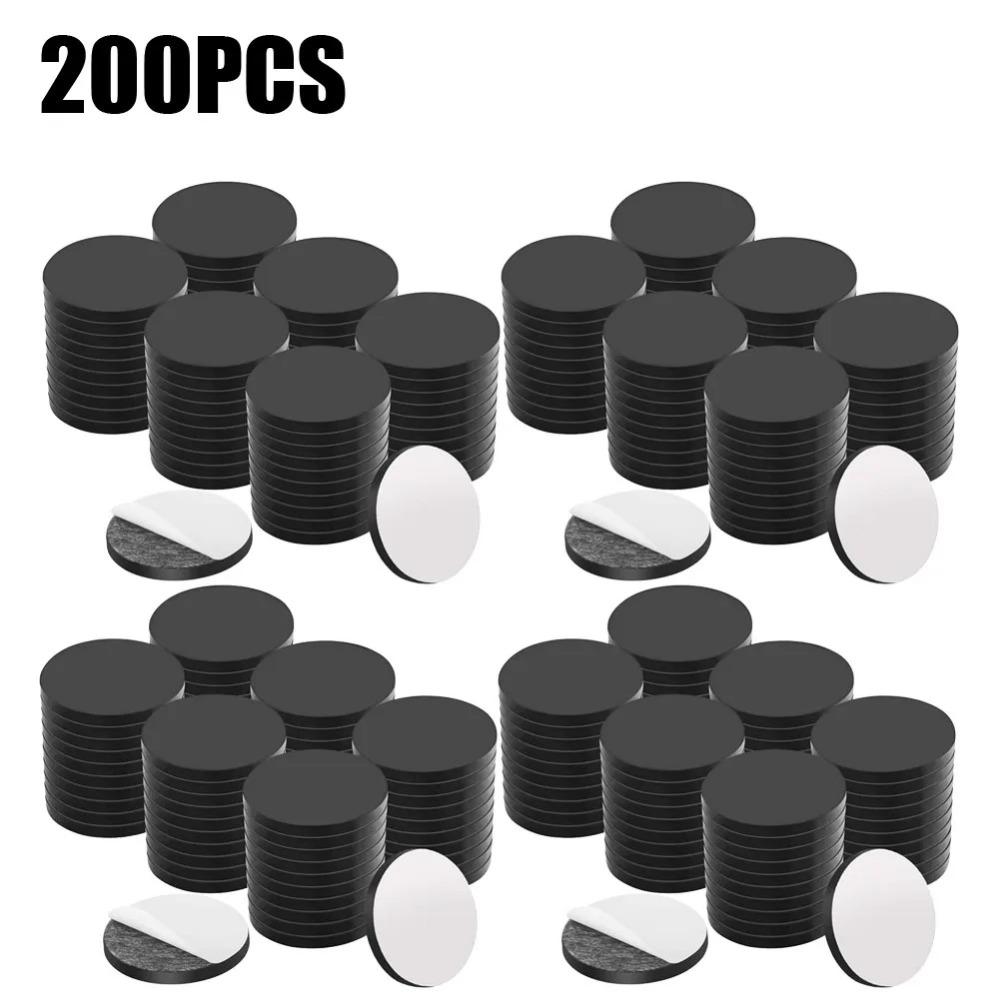 

300 шт. Магнітний круглий самоклеючий диск Магніти Круглий гумовий м’який магнітний аркуш 20X2 мм для холодильника Офіс DIY проекти 20*2MM-200PCS