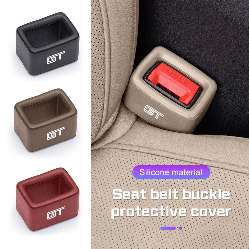 JTAN5 Car Seat Belt Buckle Cover Anti Scratch Seatbelt Button Protector For KIA RIO Sportage Ceed Cerato Sorento K3 K4 K5 KX3 Optima