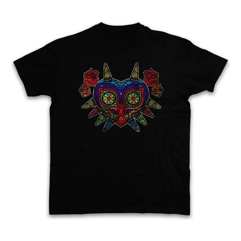 Camiseta Mexicana Majora s Mask Majora Horror Zelda Game Mex S разноцветный