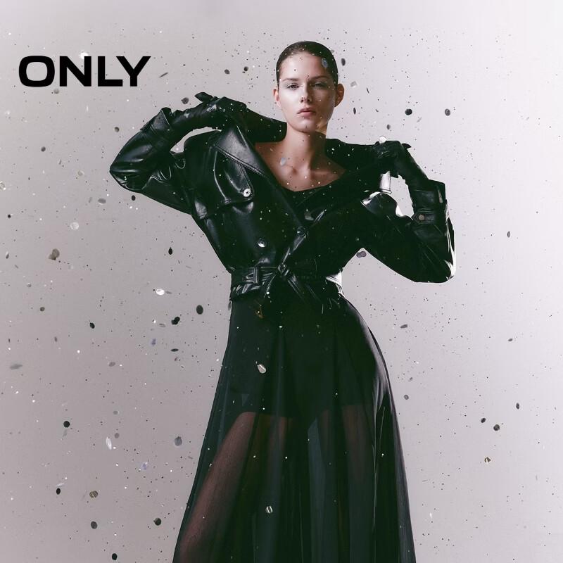 ONLY Women s Deconstructed PU Jacket XS