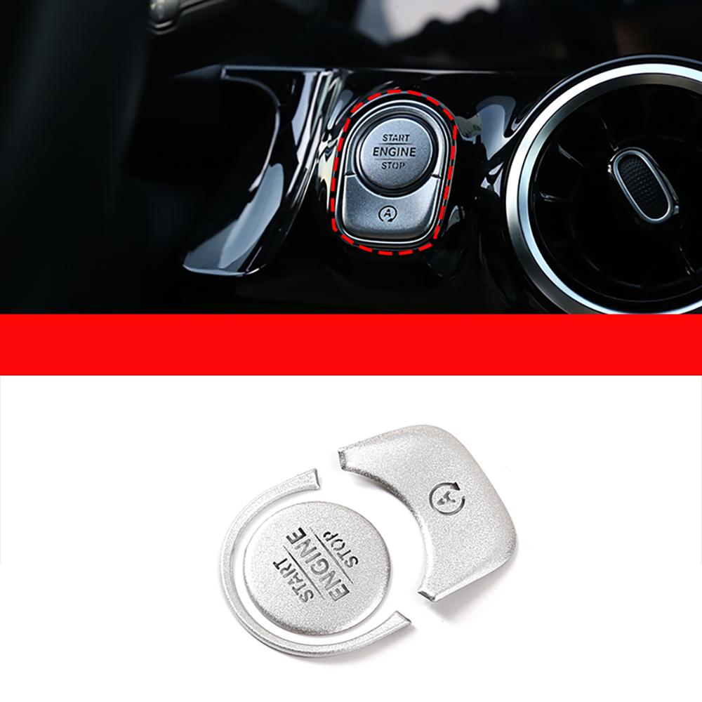 Engine Start Stop Button Trim One-Click Start Button Sticker For Benz A B GLA GLB CLA W177 W247 H247 X247 C118 X118 2018-2026