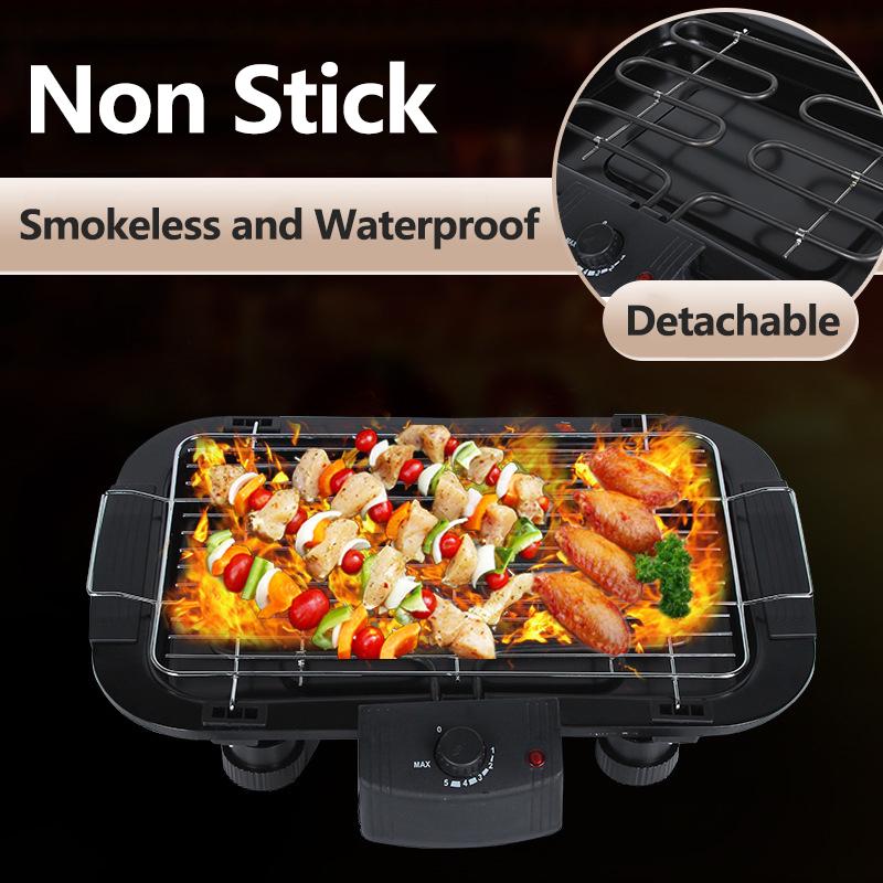 Compre Non Stick Temperature Control Electric Bbq Teppanyaki Barbecue Grill Griddle Table Top Smokeless For Household Cooking Outdoor Activities Barato Frete Grátis Avaliações Reais Com Fotos Joom Electric Bbq Teppanyaki Barbecue Grill, Outdoor Table For Electric Grill