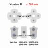 IVYUEEN 100 Sets for PlayStation 4 PS4 Pro Slim Controller Silicone Conductive Rubber Adhesive Button Pad Keypad for Dualshock 4