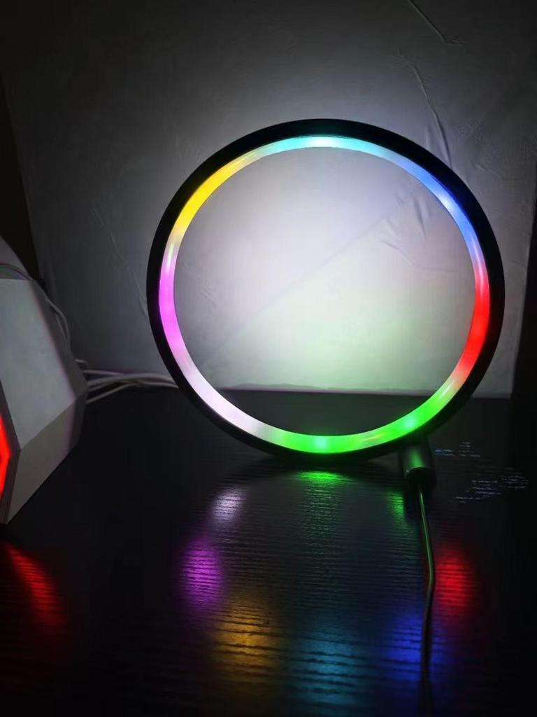 2025 RGB Dreamy Creative Table Lamp – E-Sports Atmosphere Ring Light