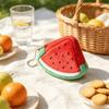 Zipper Pouch Plush Coin Purse Fruit Design Mini Purse Kawaii Plush Earphone Bag  Women