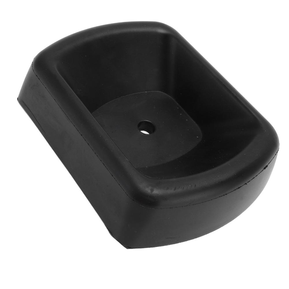Black Rubber Wheel Chock Nitrile Rubber Wheel Dock Stopper Single Wheel Chock Trailer Stability